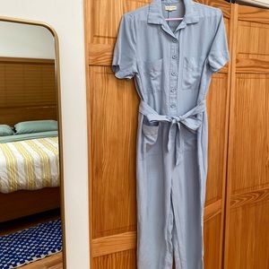 Tradlands Finn Jumpsuit in Surf